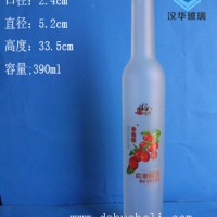 徐州390ml蒙砂玻璃酒瓶生产厂家
